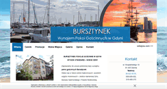 Desktop Screenshot of bursztyneknoclegi.pl